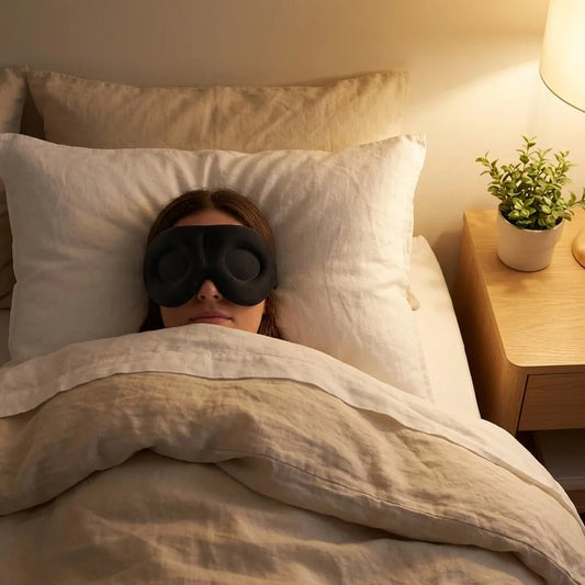 Masque de nuit sommeil confort — utilisation quotidienne | Ergosia