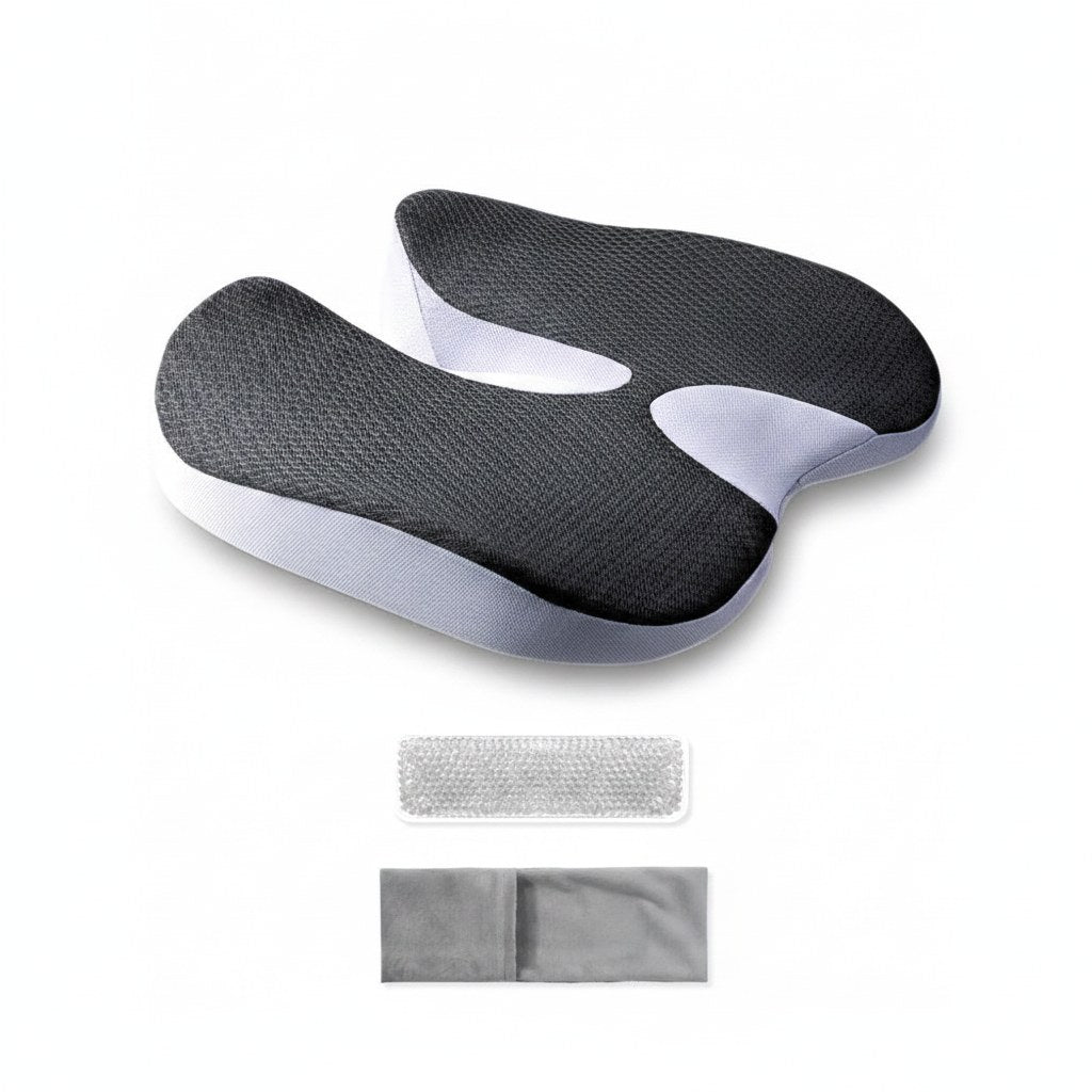 Pack Périnée Confort : coussin Neuro-Protect et compresse gel CryoPelvis avec housse