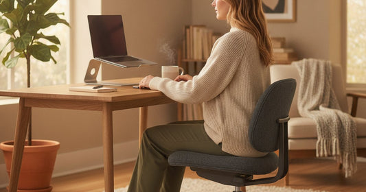 Réglage d'une chaise de bureau ergonomique pour le confort du dos