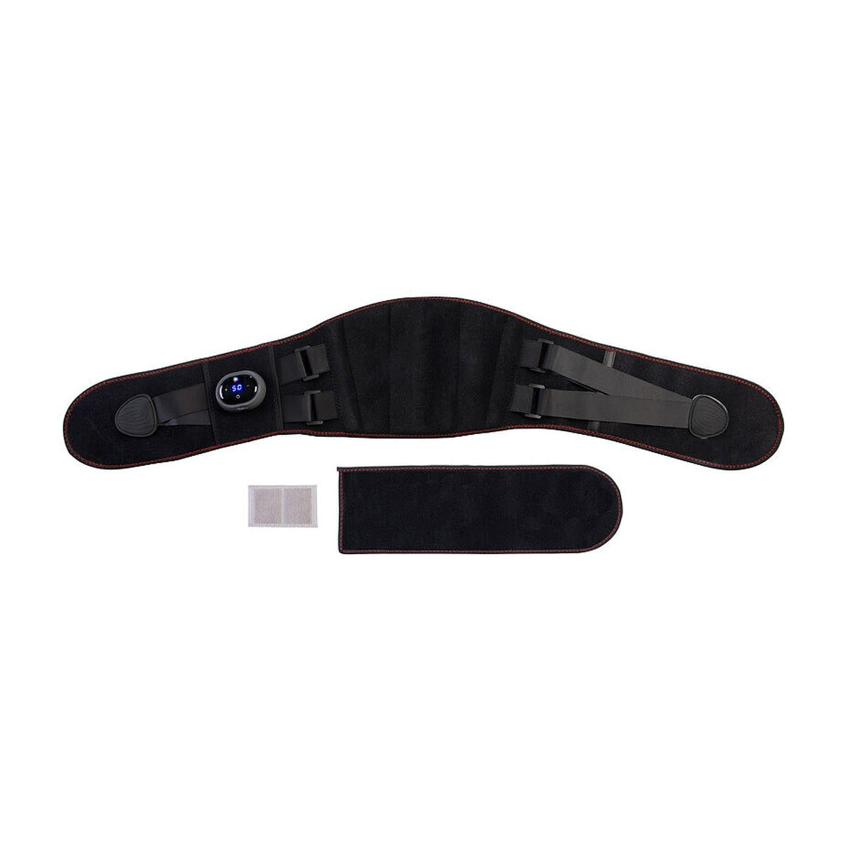 Le contenu : ceinture, sangle de rallonge, boîtier de commande et câble USB-C