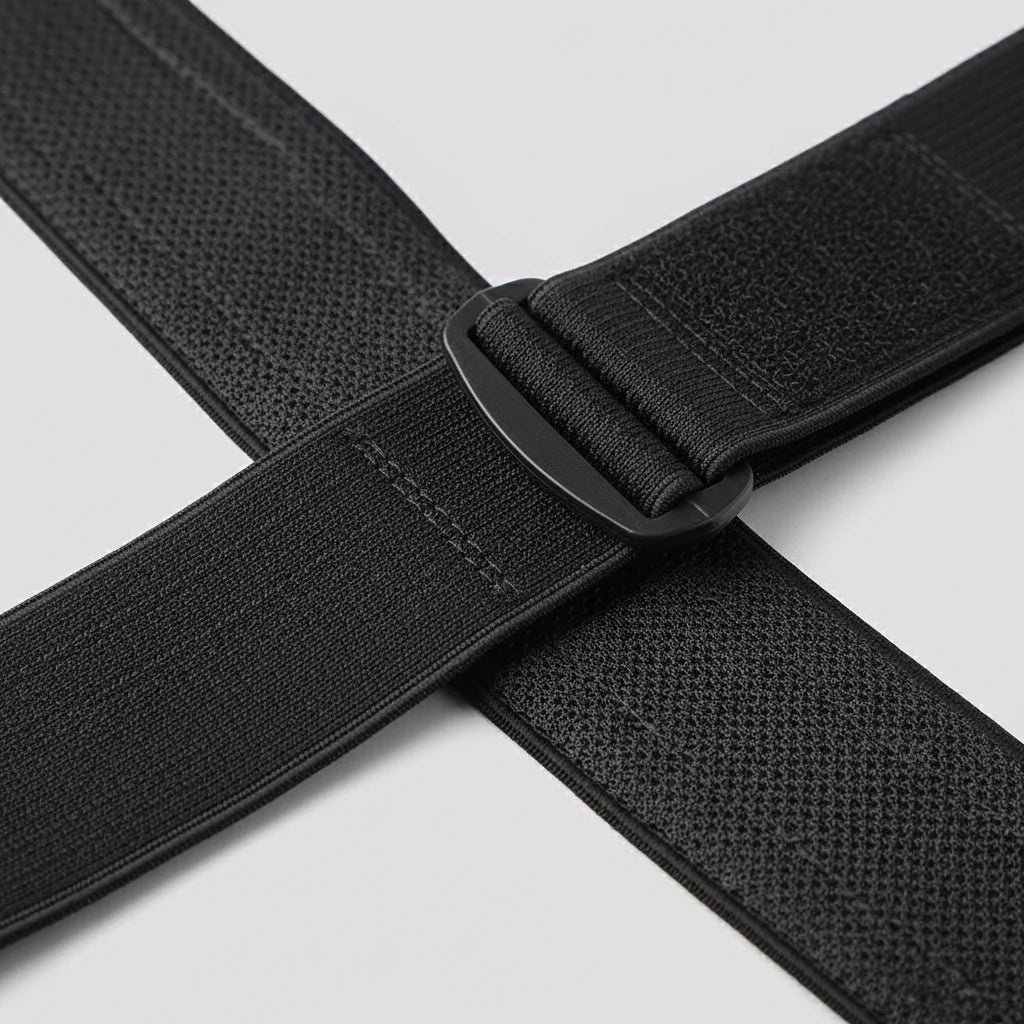 Détail sangles croisées réglables DorsaFit™
