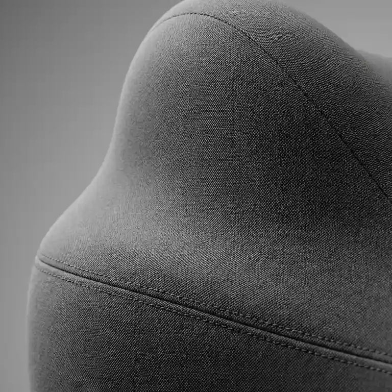 Coussin de surélévation des jambes, vue de profil