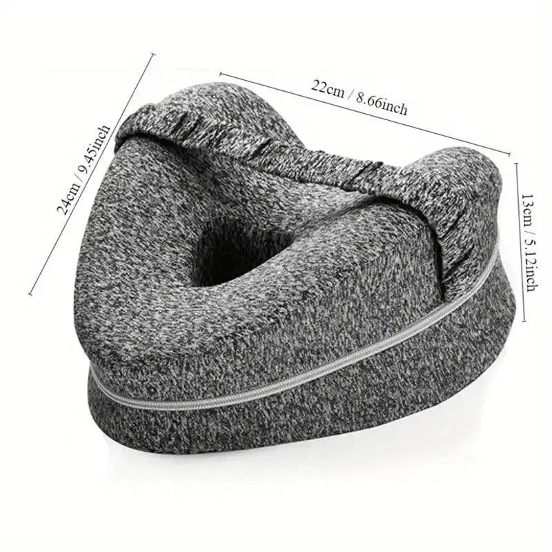 Schéma coté du coussin gris indiquant 22 cm, 24 cm et 13 cm