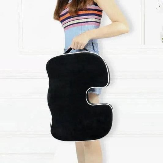 Coussin absorbeur vibration voiture VibraSorb mousse à mémoire de forme noir
