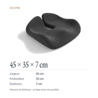 SciatiCare : 45 × 35 × 7 cm, mesures du fabricant