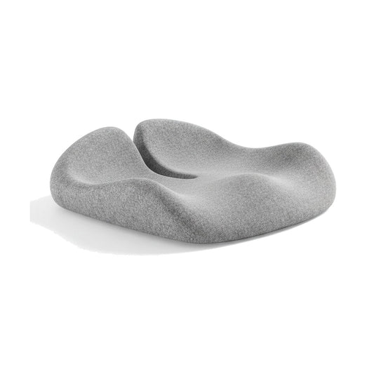 Coussin d’assise SciatiCare gris clair seul sur fond blanc