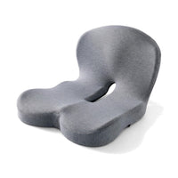 Coussin ErgoWrap à dossier intégré gris seul sur fond blanc