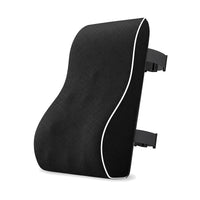 Coussin de dossier lombaire seul sur fond blanc