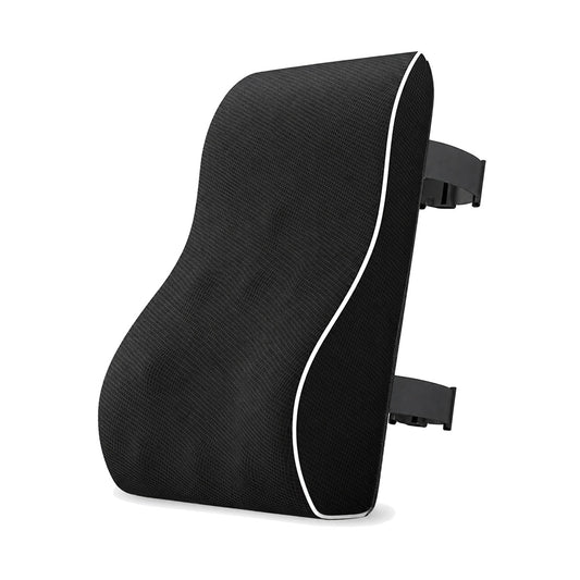 Coussin de dossier lombaire seul sur fond blanc