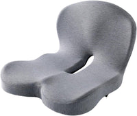 Coussin coccyx avec dossier intégré, vue rapprochée