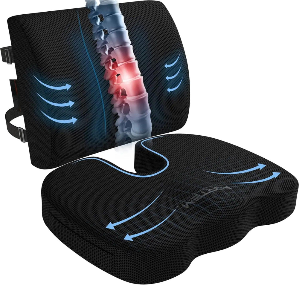 Coussin pour lombaires: Support Ergonomique Premium avec Technologie Mémoire de Forme - Mon - Coussin – Boutique Française de Coussins Orthopédiques, de Lecture et pour Animaux