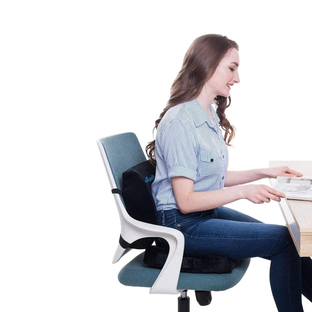 Coussin pour lombaires: Support Ergonomique Premium avec Technologie Mémoire de Forme - Mon - Coussin – Boutique Française de Coussins Orthopédiques, de Lecture et pour Animaux