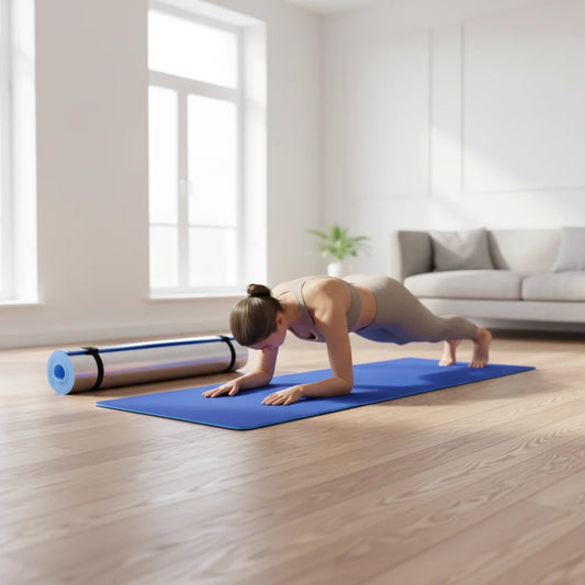 Tapis de sol fitness FitGround en utilisation