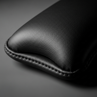Détail texture cuir et mousse mémoire NeckDrive™