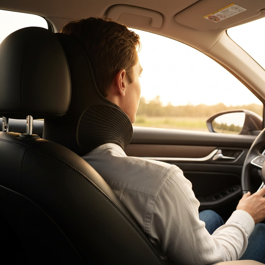 Appui-tête NeckDrive™ installé sur siège conducteur