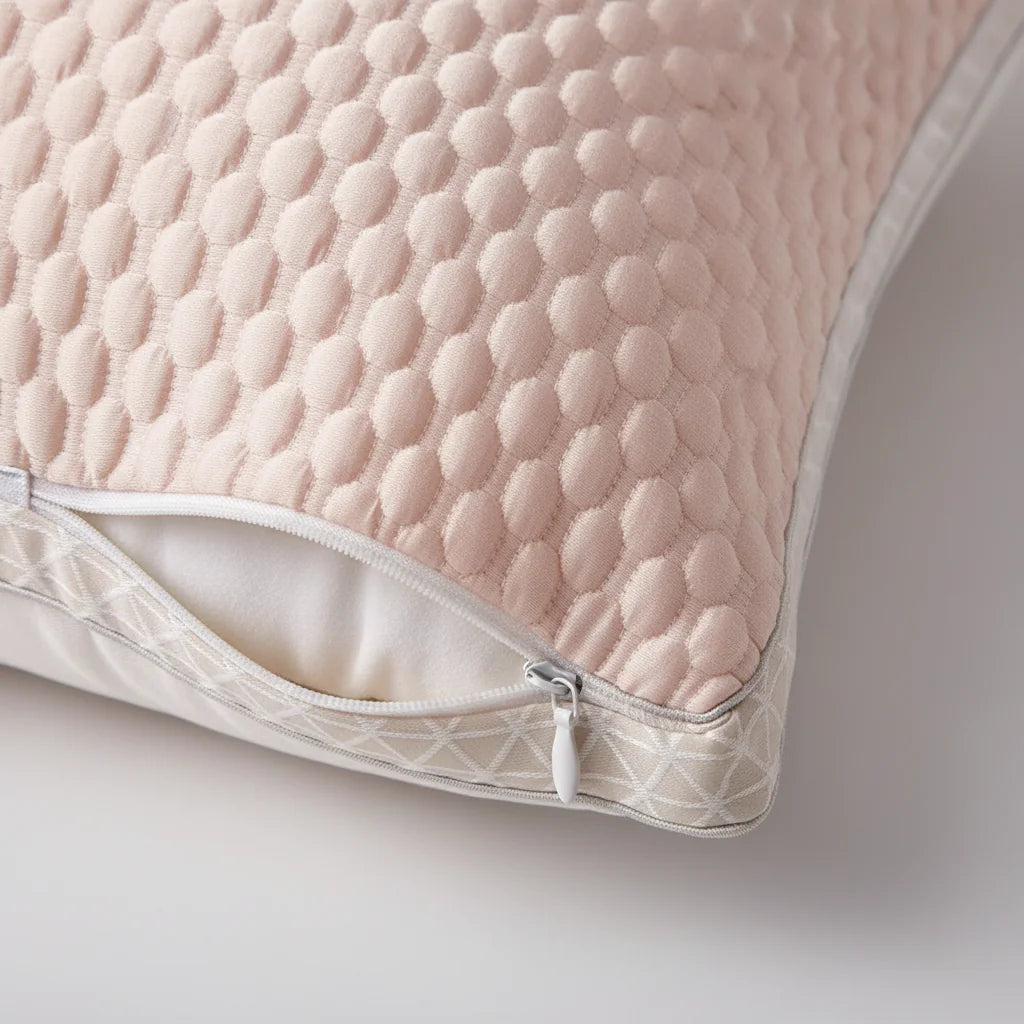 Détail fibre de glace thermorégulante housse FreshNight™ | Ergosia