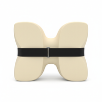Vue arrière du coussin de positionnement en H PositioRest montrant la forme intérieure et la sangle de maintien