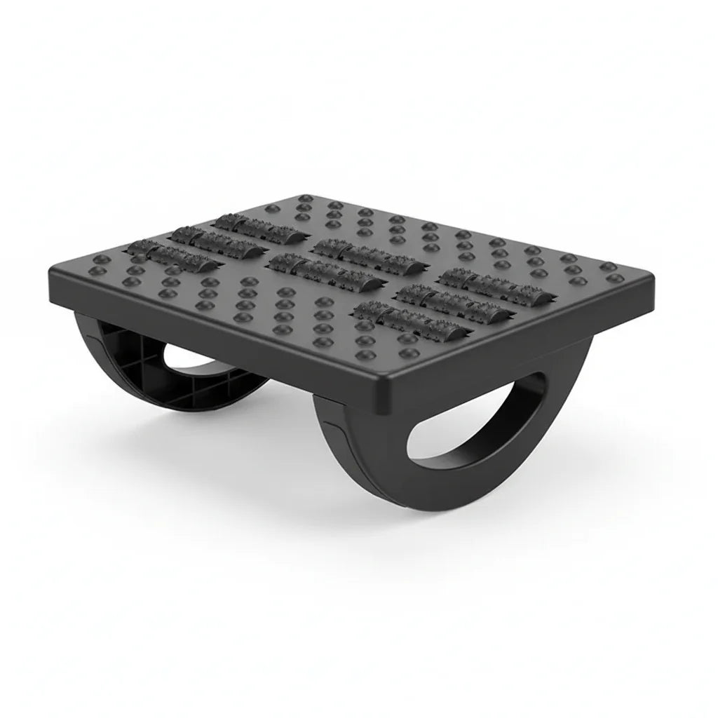Repose-pied bureau ergonomique avec rouleaux de massage | Ergosia