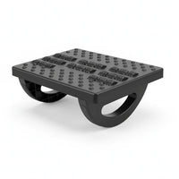 Repose-pied bureau ergonomique avec rouleaux de massage | Ergosia