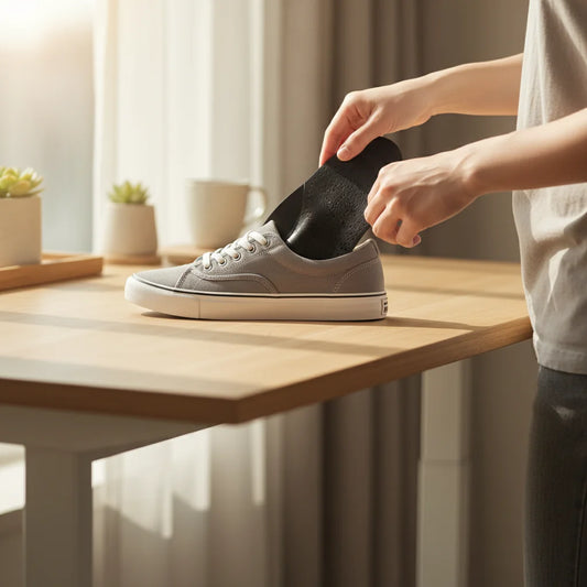 Semelles ergonomiques en utilisation dans chaussure | Ergosia